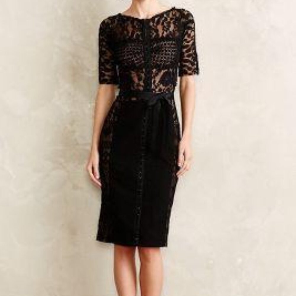 Anthropologie Byron Lars Carissima Sheath Dress